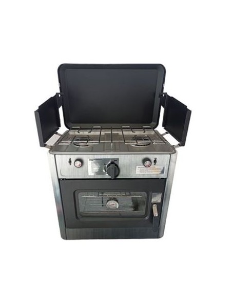 COCINA 2 FUEGOS CON TAPA + HORNO DE GAS MUVIP
