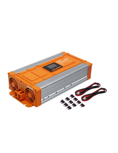CONVERTIDOR DE CORRIENTE 3000W ONDA PURA CON PANTALLA LCD ELBAT