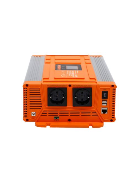 CONVERTIDOR DE CORRIENTE 3000W ONDA PURA CON PANTALLA LCD ELBAT