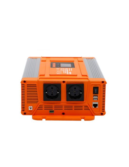 CONVERTIDOR 2000W DE CORRIENTE ONDA PURA CON PANTALLA LCD ELBAT