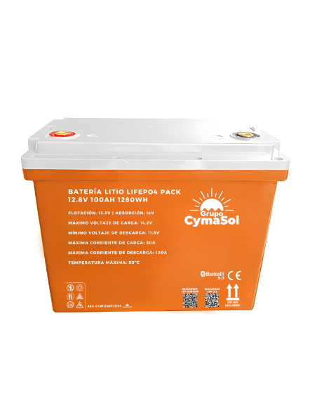 BATERÍA LIFEPO4 12.8V 100AH 1.28KWH CYM-POWER