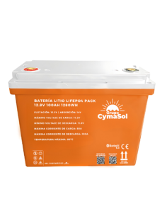 BATERÍA LIFEPO4 12.8V 100AH 1.28KWH CYM-POWER 2