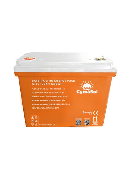 BATERÍA LIFEPO4 12.8V 100AH 1.28KWH CYM-POWER