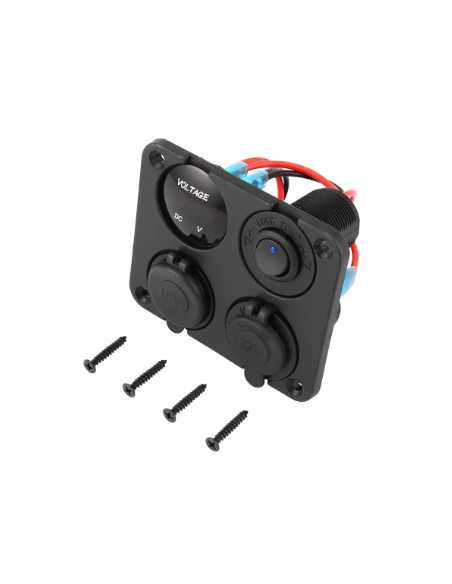 CENTRALITA 4 EN 1+ DOBLE USB 2.1