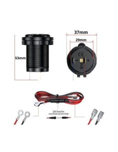 CONEXION MECHERO 12V CONEXION HEMBRA 2