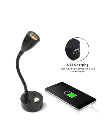 TOMA DOBLE USB+VOLTIMETRO ALUMINIO