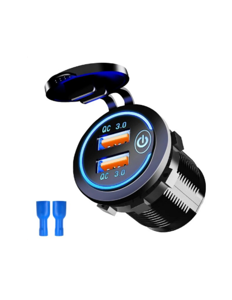 TOMA DOBLE USB QC 3.0
