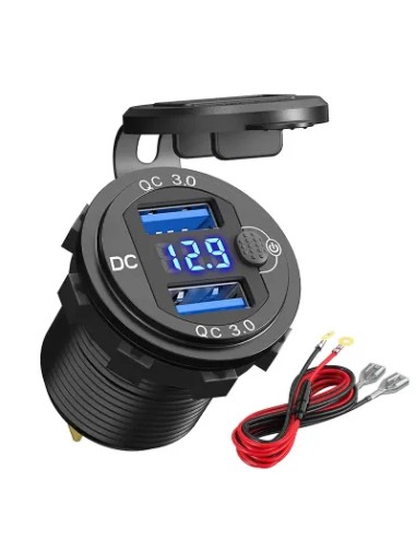 TOMA DOBLE USB QC 3.0