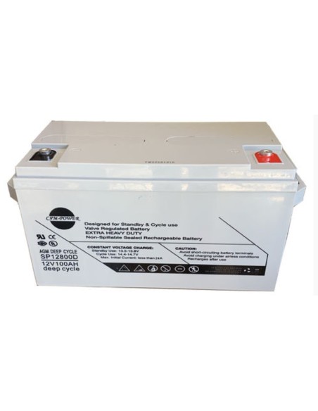 BATERIA SOLAR AGM 100A CYM POWER