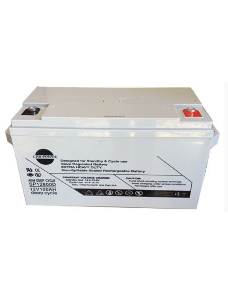 BATERIA SOLAR AGM 100A CYM POWER