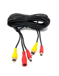 CABLE DE  EXTENSIÓN DE VIDEO AV RCA 10 M 2
