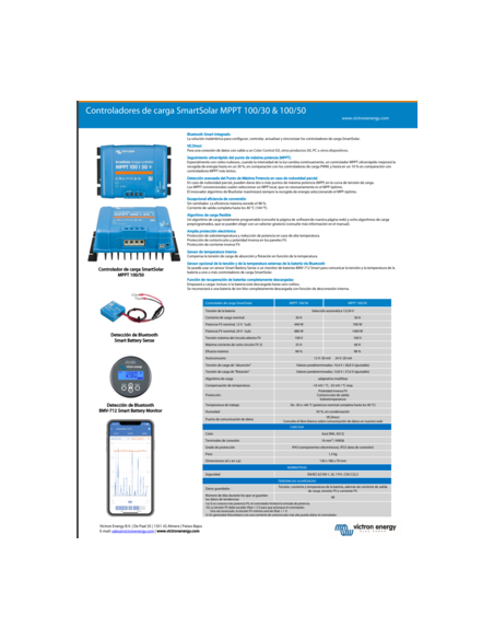 REGULADOR SOLAR SmartSolar MPPT  100/50 victron