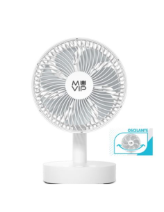 VENTILADOR PORTATIL BATERIA OSCILANTE 8 PULGADAS