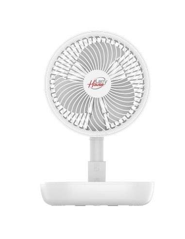 VENTILADOR PORTÁTIL DE BATERÍA PLEGABLE LARRYHOUSE 8"