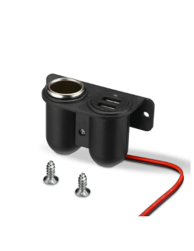 MECHERO  12V + USB  3.0 SOBREPONER