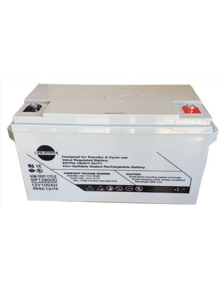 BATERIA SOLAR AGM 110A CYM POWER