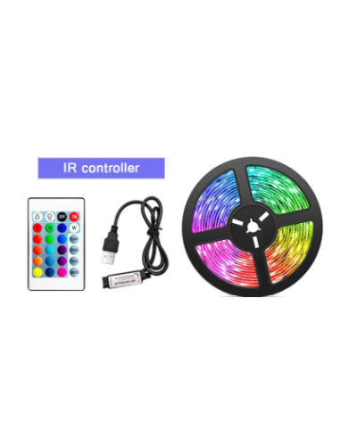 TIRA DE LUZ LED COLOR CON USB