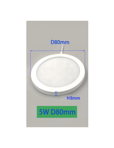 LUZ LED 12V SLIMM CAMPER 5W 8CM