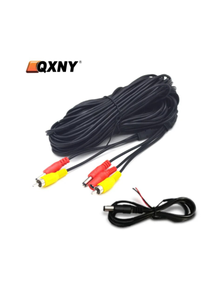 CABLE DE VIDEO 12V AV RCA 15M