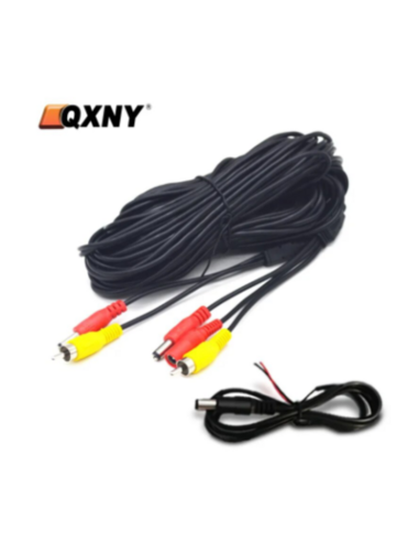 CABLE DE VIDEO 12V AV RCA 15M