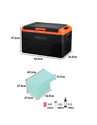 NEVERA DE COMPRESOR PORTATIL 30 LITROS 55W