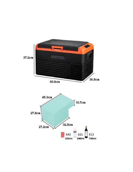 NEVERA DE COMPRESOR PORTATIL 30 LITROS 55W