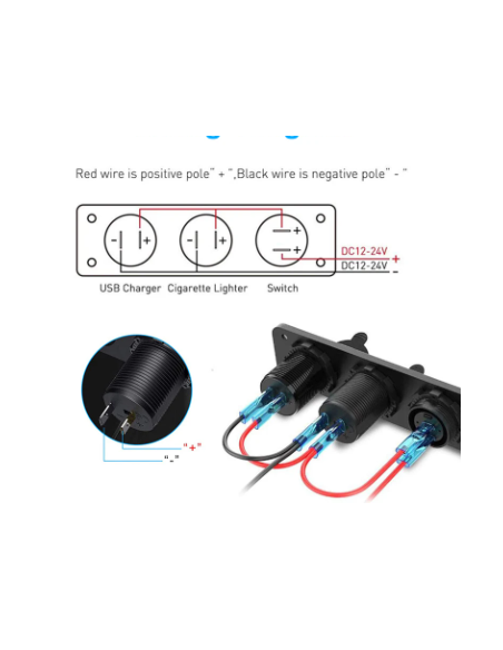 PANEL 12V 3 CONEXIONES