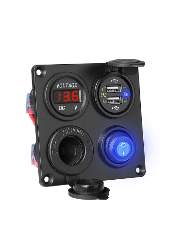 CENTRALITA 4 EN 1+DOBLE USB 3.0