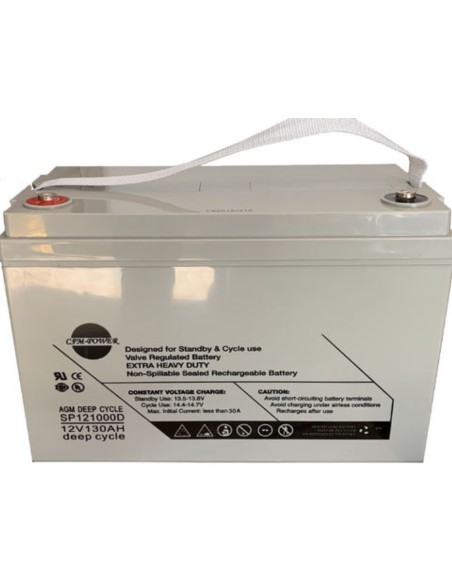 BATERIA SOLAR AGM 130A CYM POWER