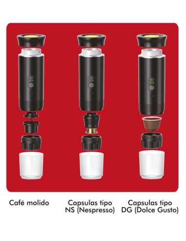 CAFETERA PORTATIL 3 EN 1 XPRESSCUP BLANCA MUVIP