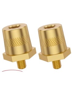 PACK 2 X TERMINAL DE BATERIA, M8, PERNO DE LATON Y TORNILLO DE ROSCA