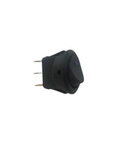 INTERRUPTOR BASCULANTE REDONDO 3 PINES 12V/16A