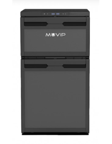 NEVERA FIJA CON COMPRESOR 12V DOBLE ZONA 78 LITROS 80W MUVIP
