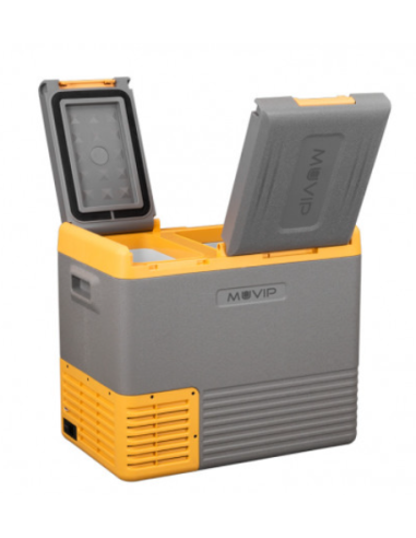 NEVERA PORTATIL CON COMPRESOR 40 LITROS DOBLE ZONA MUVIP