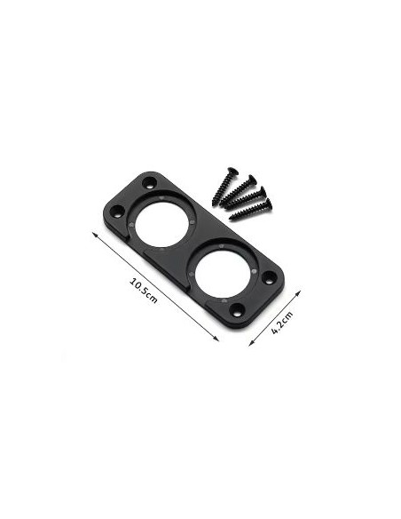 PANEL EMBELLECEDOR PARA TOMA USB DOS ORIFICIOS