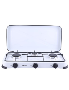COCINA DE GAS 3 FUEGOS BLANCA MUVIP 2
